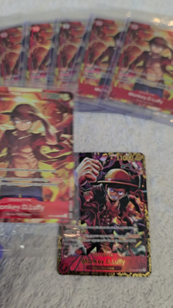 Monkey D. Luffy ST10-006 One Piece TCG Treasure Booster Promo Sealed FREE BONUS - Image 2