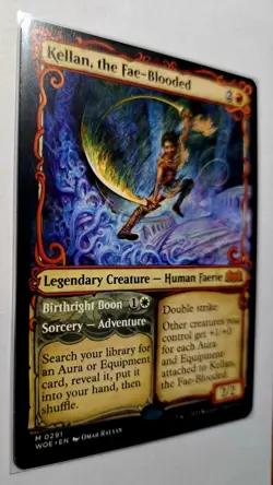 Kellan, the Fae-Blooded, Wilds of Eldraine WOE 291 Showcase MTG Magic Non-foil - Image 2