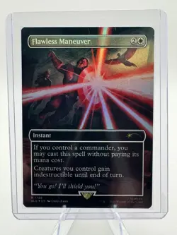 Near Mint Foil Flawless Maneuver (Rainbow Foil) Secret Lair Drop Marvel - Image 1