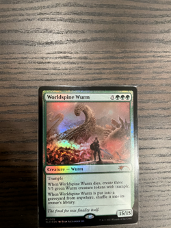 Worldspine Wurm + Wurm Token (Foil Secret Lair Promo) NM - Image 1
