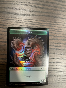 Worldspine Wurm + Wurm Token (Foil Secret Lair Promo) NM - Image 3