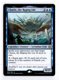 Charix, the Raging Isle 49 Zendikar Rising R MTG LP - Image 1