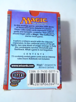 2001 Magic the Gathering Tournament Pack Odyssey Sealed - Image 2