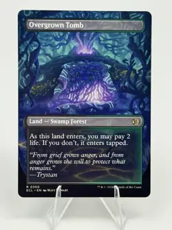 Overgrown Tomb (Borderless) Lorwyn Eclipsed Regular NM Pack Fresh - Image 1