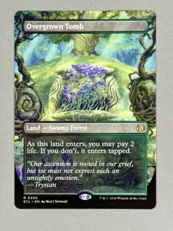 Overgrown Tomb (Borderless) Lorwyn Eclipsed Regular NM Pack Fresh - Image 3