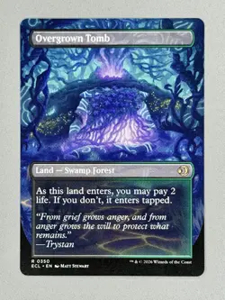 Overgrown Tomb (Borderless) Lorwyn Eclipsed Regular NM Pack Fresh - Image 4