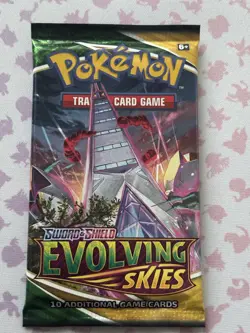 Pokemon TCG Evolving Skies Booster Pack New and Sealed - Image 1