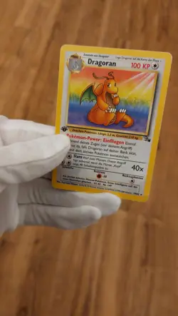 Dragonite 1st Edition - Germand Pokemon Fossil Set 1999 - Non Holo Vintage - Image 4