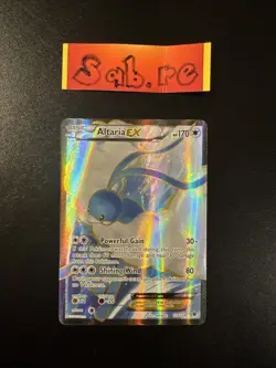 MINT Condition Altaria EX Full Art XY Fates Collide 123/124 Pokemon Card - Image 1