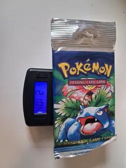 1999 Sealed Pokemon Booster Pack Base Set Venusaur Art 21.04 g - Image 1