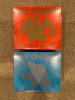 Pokemon XY Evolutions Elite Trainer Box TCG Charizard Blastoise | ETB SET OF 2 - Image 1