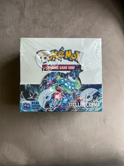 Pokemon TCG Scarlet And Violet Stellar Crown Booster Box Factory Sealed - Image 1