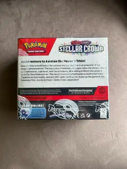 Pokemon TCG Scarlet And Violet Stellar Crown Booster Box Factory Sealed - Image 3