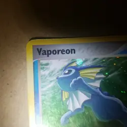 Vaporeon 6/17 - Holo Cosmos 2006 Nintendo Pop Series 3 POKEMON CARD - MP - Image 2
