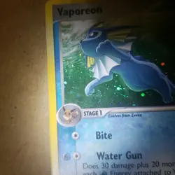 Vaporeon 6/17 - Holo Cosmos 2006 Nintendo Pop Series 3 POKEMON CARD - MP - Image 5