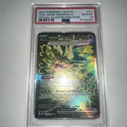 2024 Pokemon TWM EN 211/167 Teal Mask Ogerpon ex Special Illustration PSA 10 - Image 2