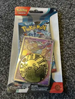 Pokemon Scarlet Violet Paradox Rift Blister Pack Sinistea New Sealed - Image 1