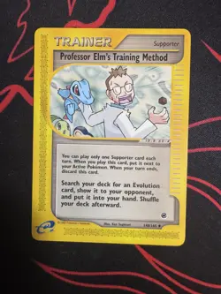 Professor Elm's Training Method - Expedition 148/165 Pokemon Card - Image 1