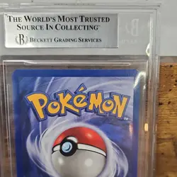 Pokemon Dragonite Fossil Unlimited 4/62 Holo Rare Beckett Graded 1999 - Image 2
