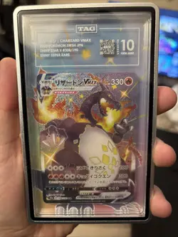 2020 Pokemon Japanese Shiny Star v Charizard VMAX 308 Tag 10 Gem Mint - Image 1