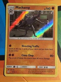 Pokemon x1 Machamp - Detective Pikachu (Holo Rare 13/18) NM - Image 1