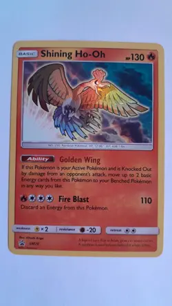 Shining Ho-Oh SM70 Black Star Promo Pokemon TCG Shining Legends - Image 2