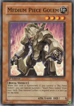 3 x Medium Piece Golem - TDGS-EN007 - Common - Unlimited Edition Near Mint, Engl - Image 1