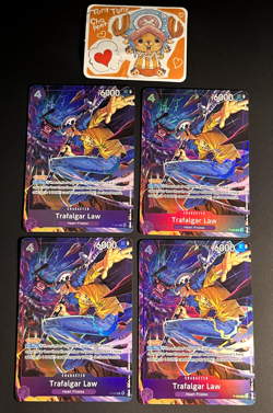Playset Trafalgar Law (093) (Illustration Box Vol.6) P-093 x4 | One Piece - Image 2