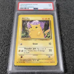 Pokemon TCG Pikachu Yellow Cheeks Base Set Card 58/102 PSA 7 - Image 5