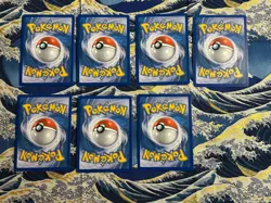 FIRE ENERGY - Base Set - Pokemon Card - 7 card set/lot - Image 2