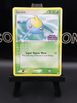 🔳 2006 EX Holon Phantoms Surskit HOLO 82/110 Pokemon Card MP w Stamp - Image 2