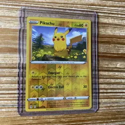 Pokemon TCG Card Pikachu 049/203 Evolving Skies 2021 Reverse Holo NM-Mint - Image 1