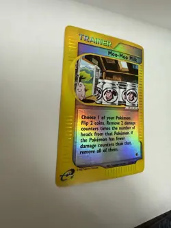 Pokemon Moo-Moo Milk Trainer Expedition Base Set 155/165 Reverse Holo 2002 Card - Image 3