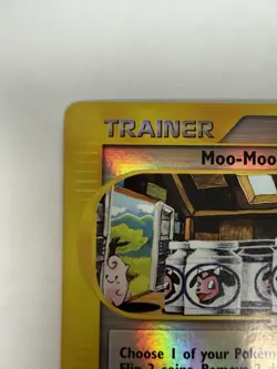 Pokemon Moo-Moo Milk Trainer Expedition Base Set 155/165 Reverse Holo 2002 Card - Image 5