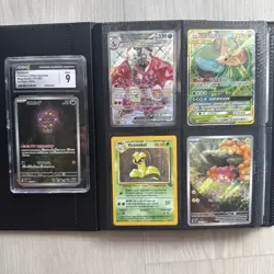 Pokemon Card Binder Collection Of 100+Vintage And Modern Cards & CGC Graded Slab - Image 1