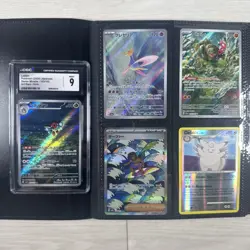 Pokemon Binder Collection Of 100+ Cards & CGC Graded Slab( Binder Included) - Image 1