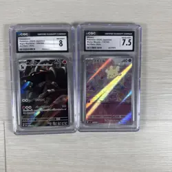 Pokemon Binder Card Collection Of 100+Vintage And Modern Cards + 2 CGC Slabs - Image 2