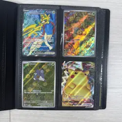 Pokemon Binder Card Collection Of 100+Vintage And Modern Cards + 2 CGC Slabs - Image 3