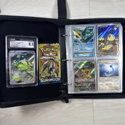Pokemon Binder Collection Of 100+ Vintage And Modern Cards & CGC Graded Slab - Image 1