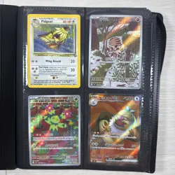 Pokemon Binder Collection Of 100+ Cards & Glaceon Slab CGC 10 (Binder Included) - Image 3