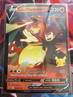Lance's Charizard V SWSH133 SWSH: Sword & Shield Promo Cards Holo - Image 1