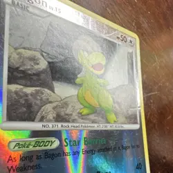 Pokemon Bagon SH10 Shiny Rare Reverse Holo Arceus 2009 TCG Card - Image 5