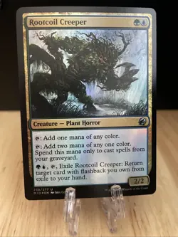 MTG Rootcoil Creeper Innistrad: Midnight Hunt FOIL #238/277 Uncommon NM/M - Image 1