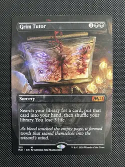 Grim Tutor (Alternate Art) Core Set 2021 Regular MTG - Image 1