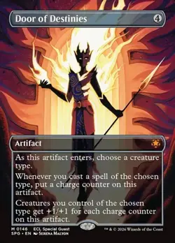 1x Door of Destinies - Extended Art NM Eng MTG - Special Guests - Image 1