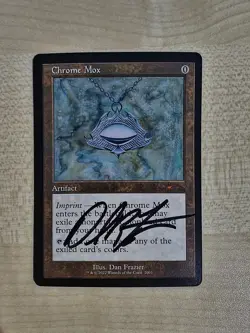 MTG Chrome Mox Retro Frame Signed Dan Frazier NM - Image 1