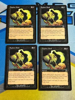 Magic the Gathering MTG Onslaught SYPHON MIND x4 - Image 1