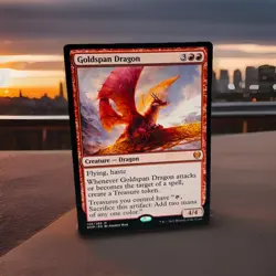 MTG Goldspan Dragon Kaldheim Regular - Image 1