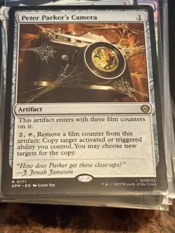 Peter Parker Camera R0171 Spider Man NM MTG - Image 1