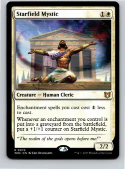 Magic the Gathering Starfield Mystic Wilds of Eldraine Commander MTG Free Ship! - Image 1